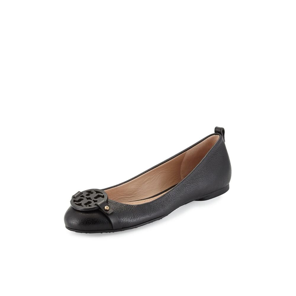 Tory Burch Mini Miller Flats Black Size 9